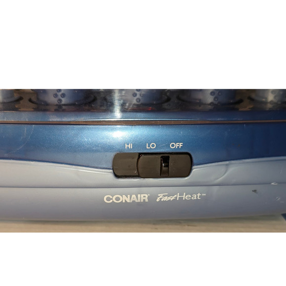 Vintage Conair Fast Heat Plastic Hot Air Rollers Curlers Model HS21 20 Pc Clips - Picture 4 of 6